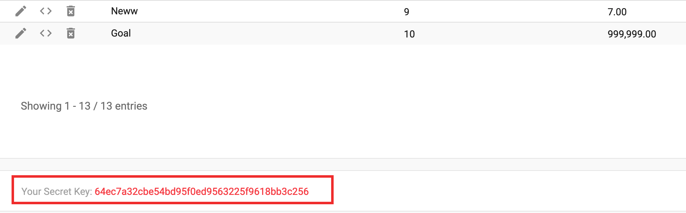 copying tracking secret key