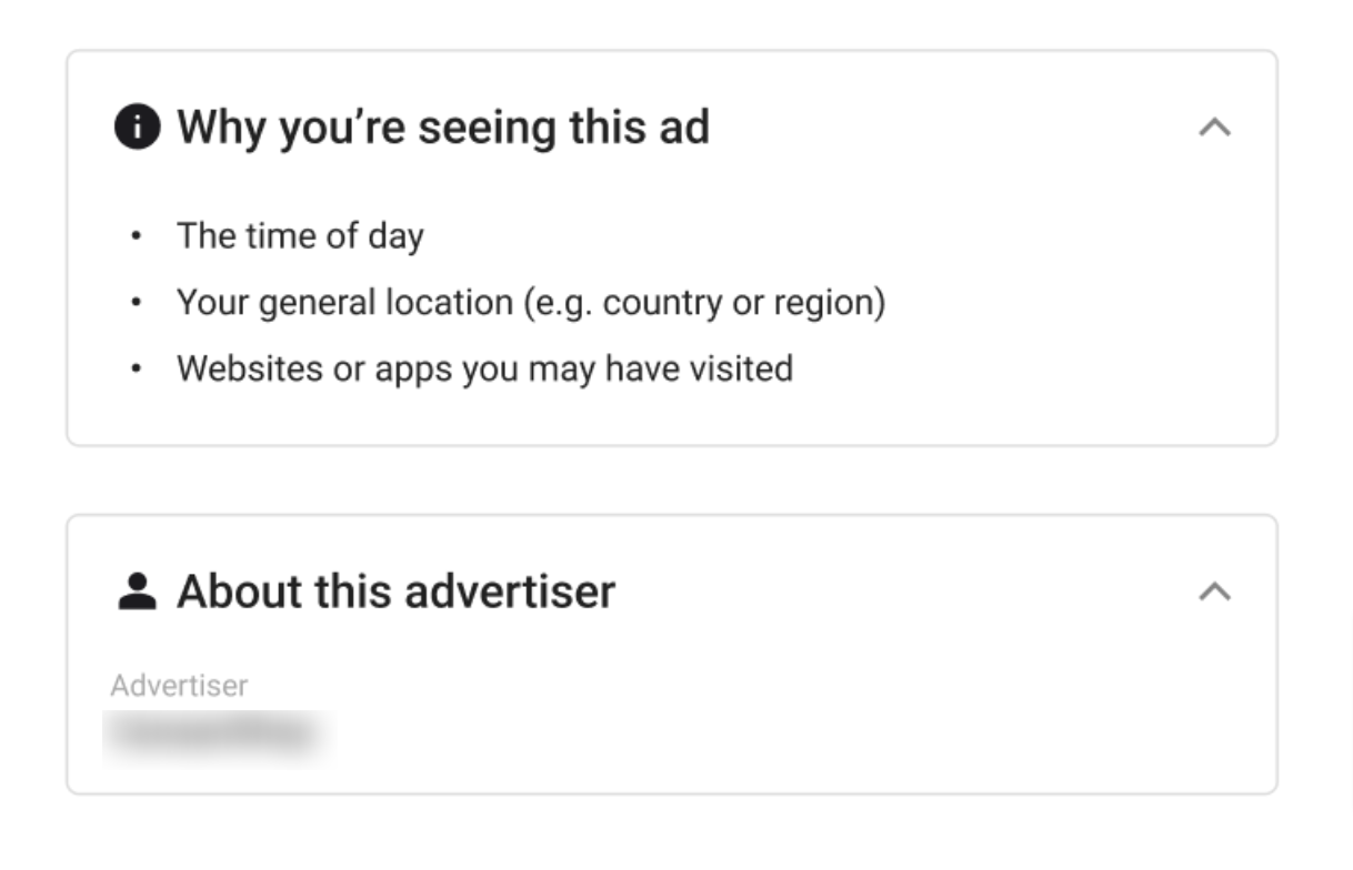 Why are you seeing this ad