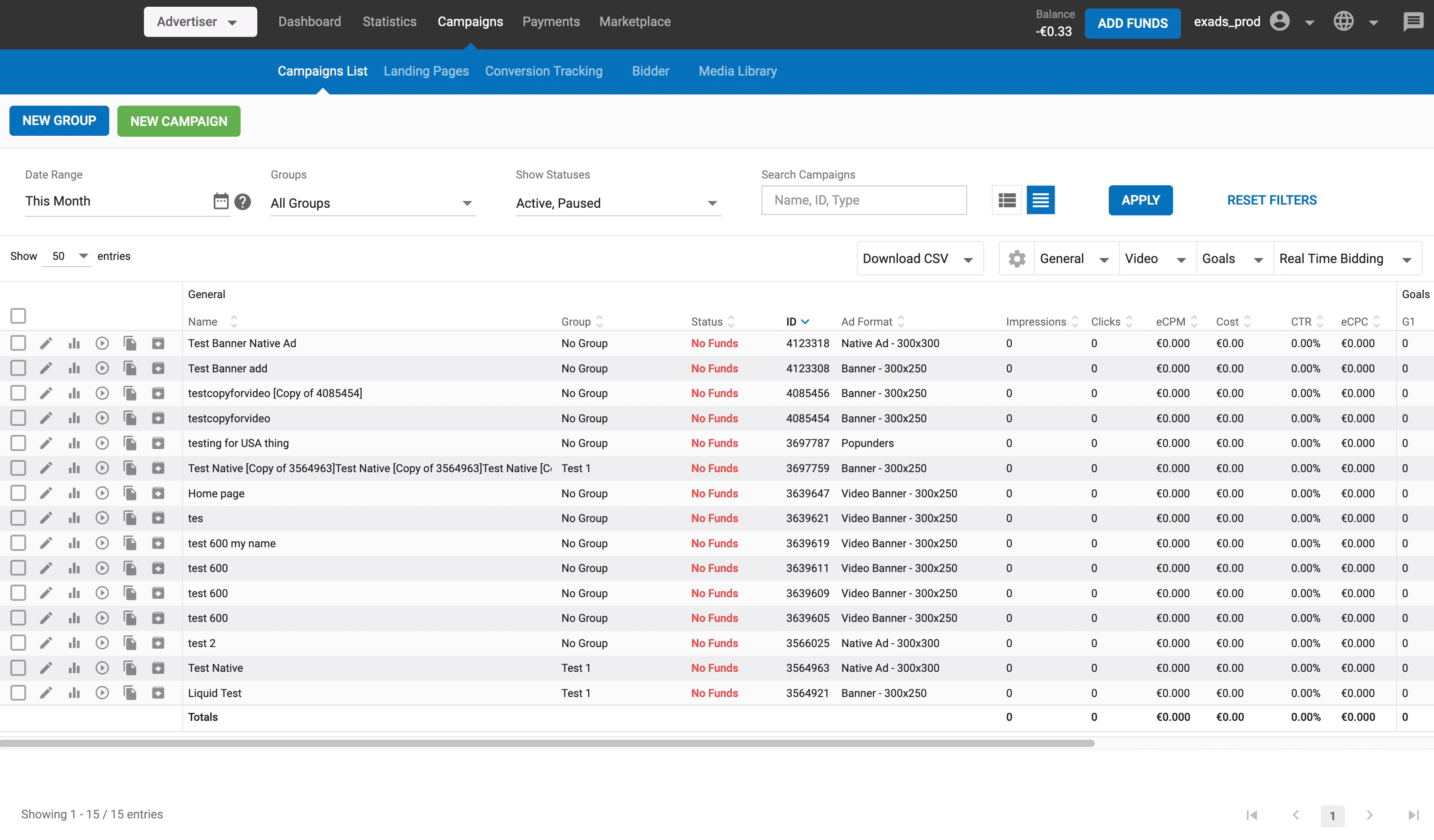 The Admin Panel